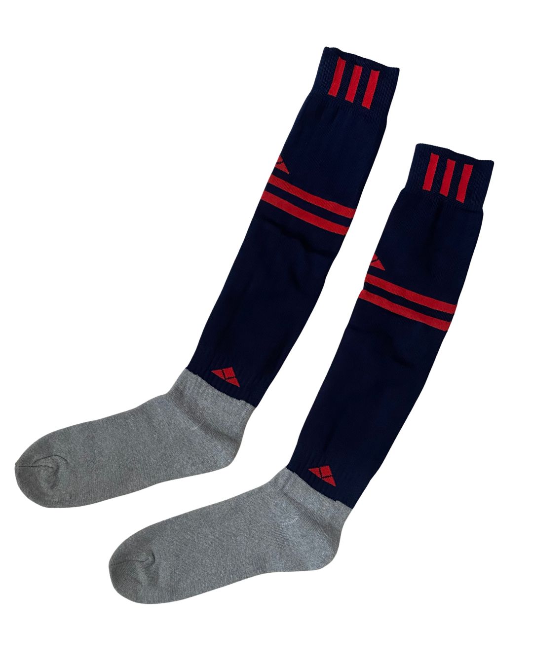 Fußball-Sportsocken, lang, knielang, Baumwolle, Spandex, FußballKniestrümpfe für Teenager – Ergonomische Sportsocken für Fußball & Training Engels
