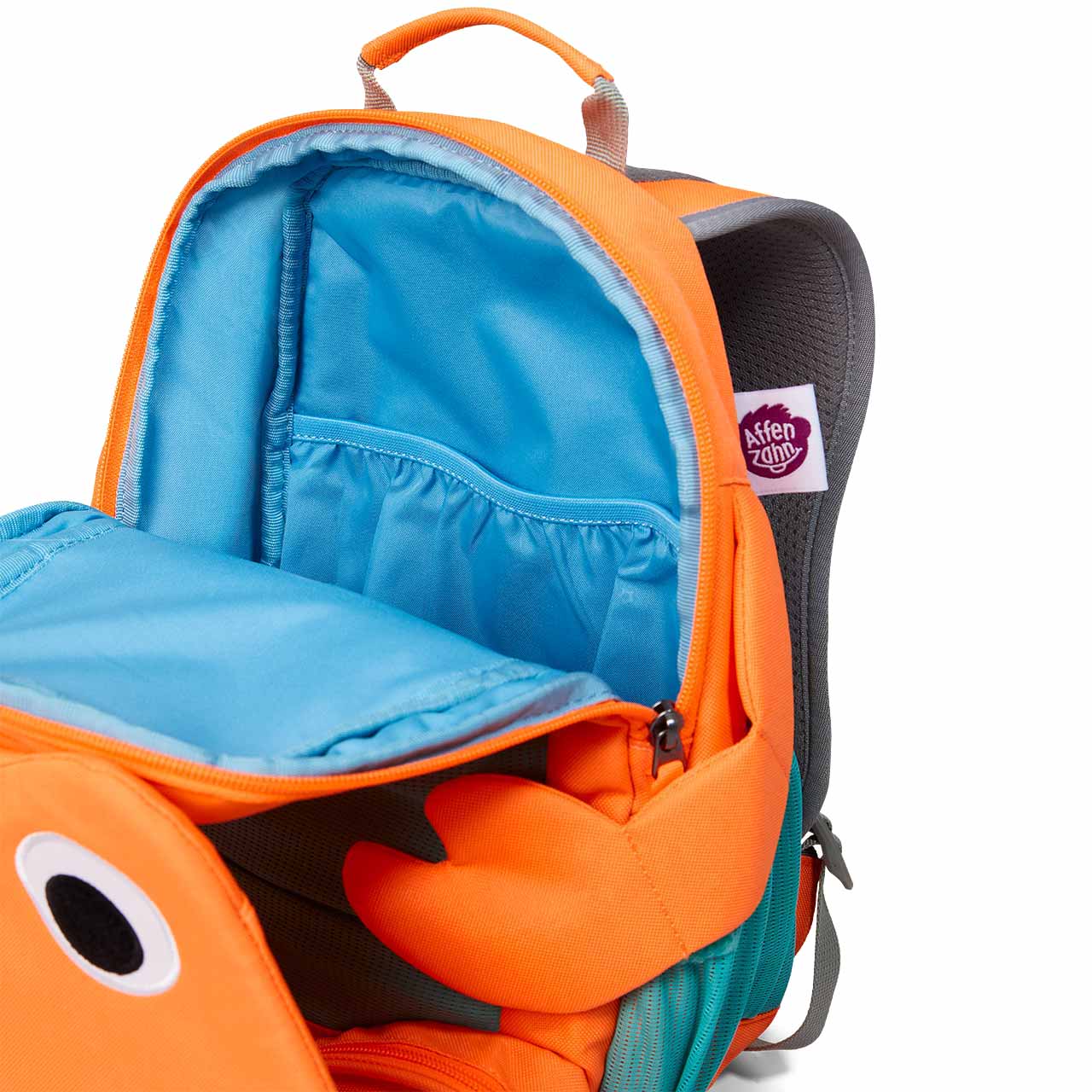 Affenzahn Große Rucksack Krabbe neon orange Affenzahn