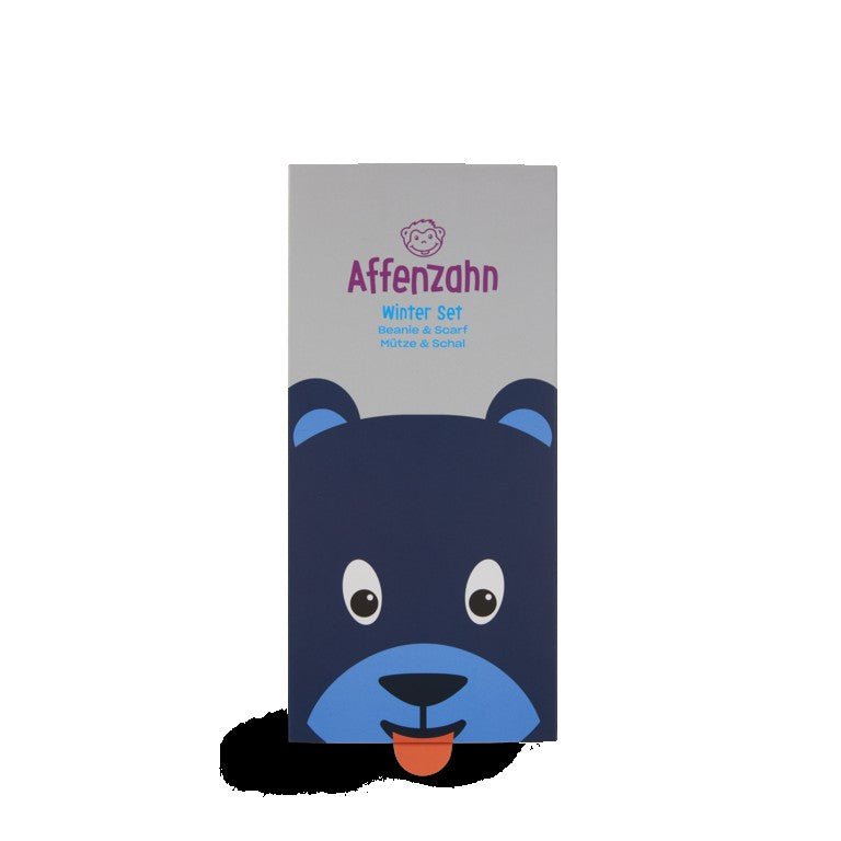 Bär Geschenkbox Winterset Schal und Mütze Affenzahn Affenzahn