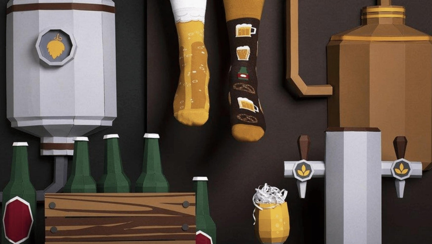 Bier Socken many mornings many mornings