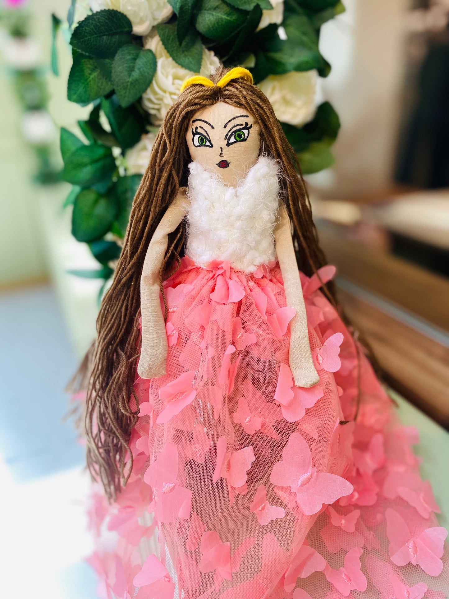 Handgemachte Stoffpuppe für Kinder – liebevolles Einzelstück aus Stoff Tulipas Berlin