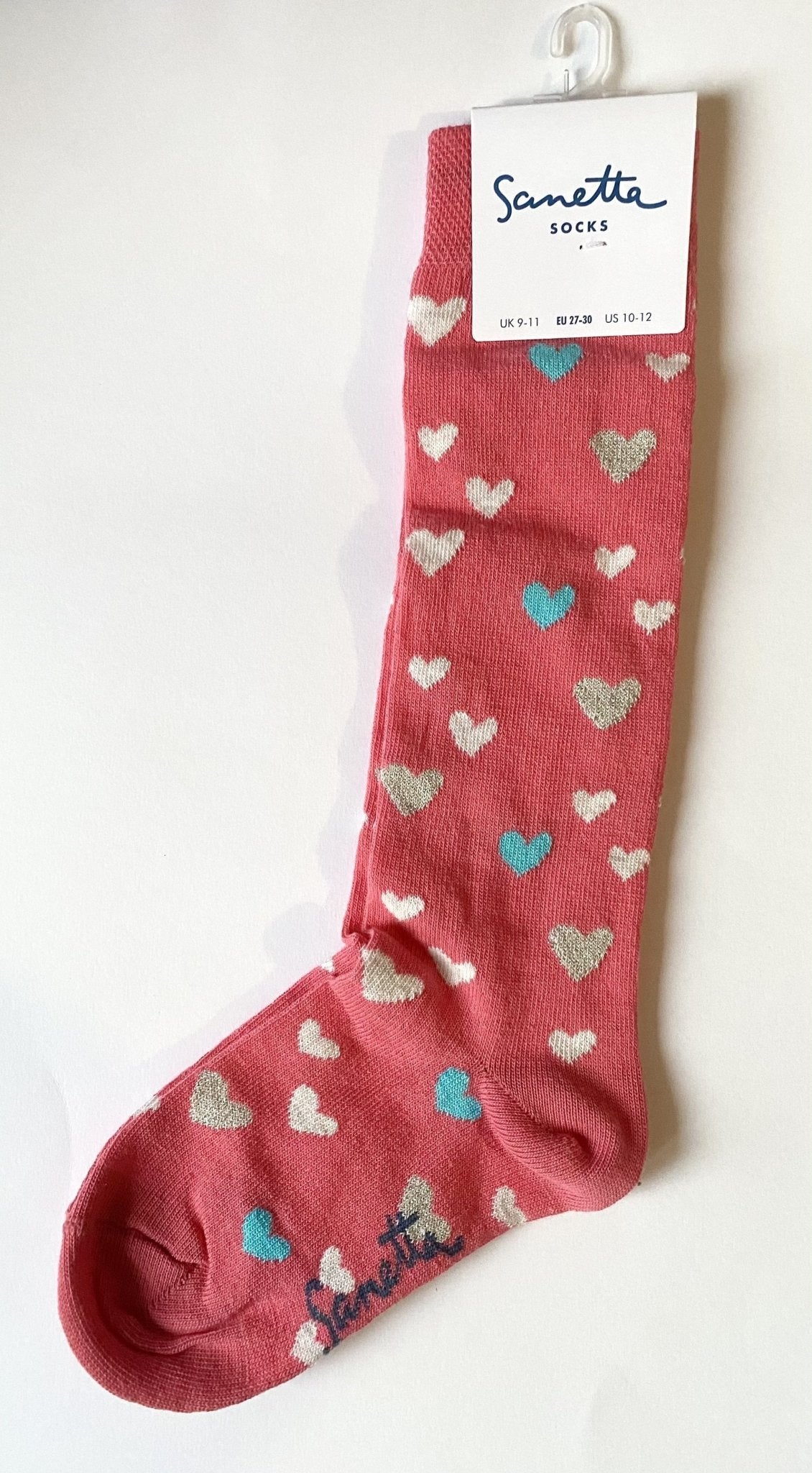 Knienstrümpfe Herzen-Pink Sanetta Ewers