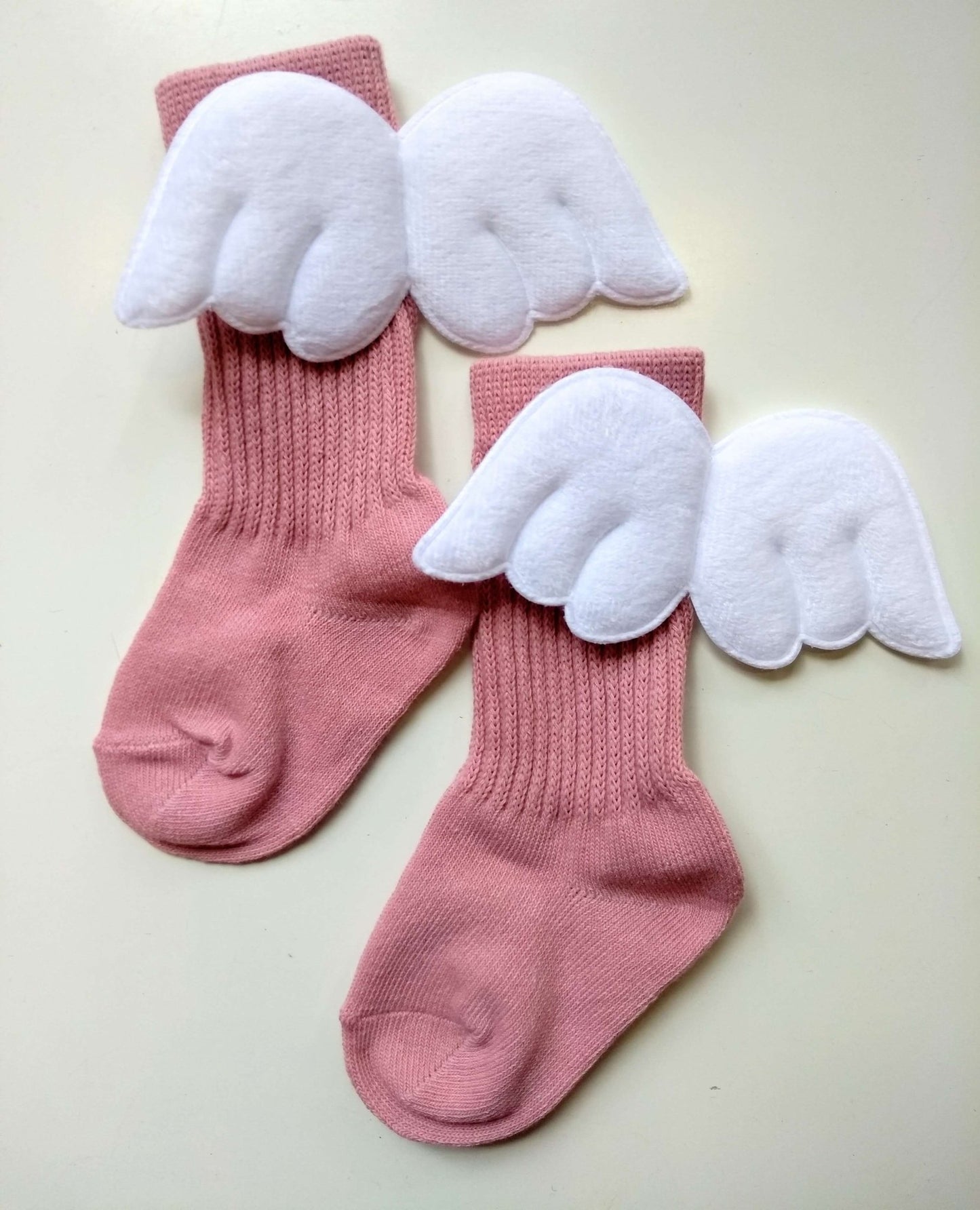 Kniestrümpfe Engelflügel Rosa Mama's Feet