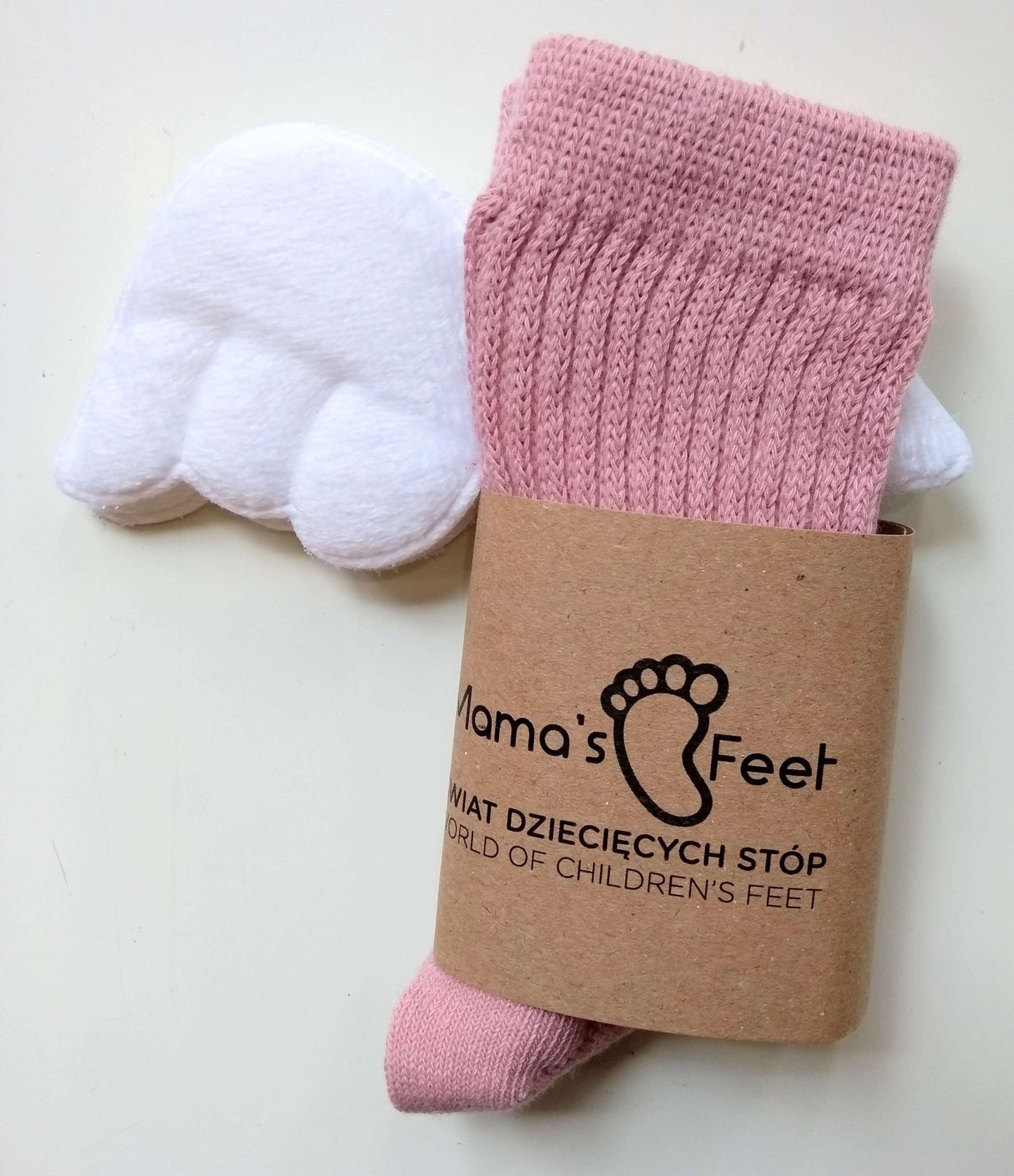 Kniestrümpfe Engelflügel Rosa Mama's Feet