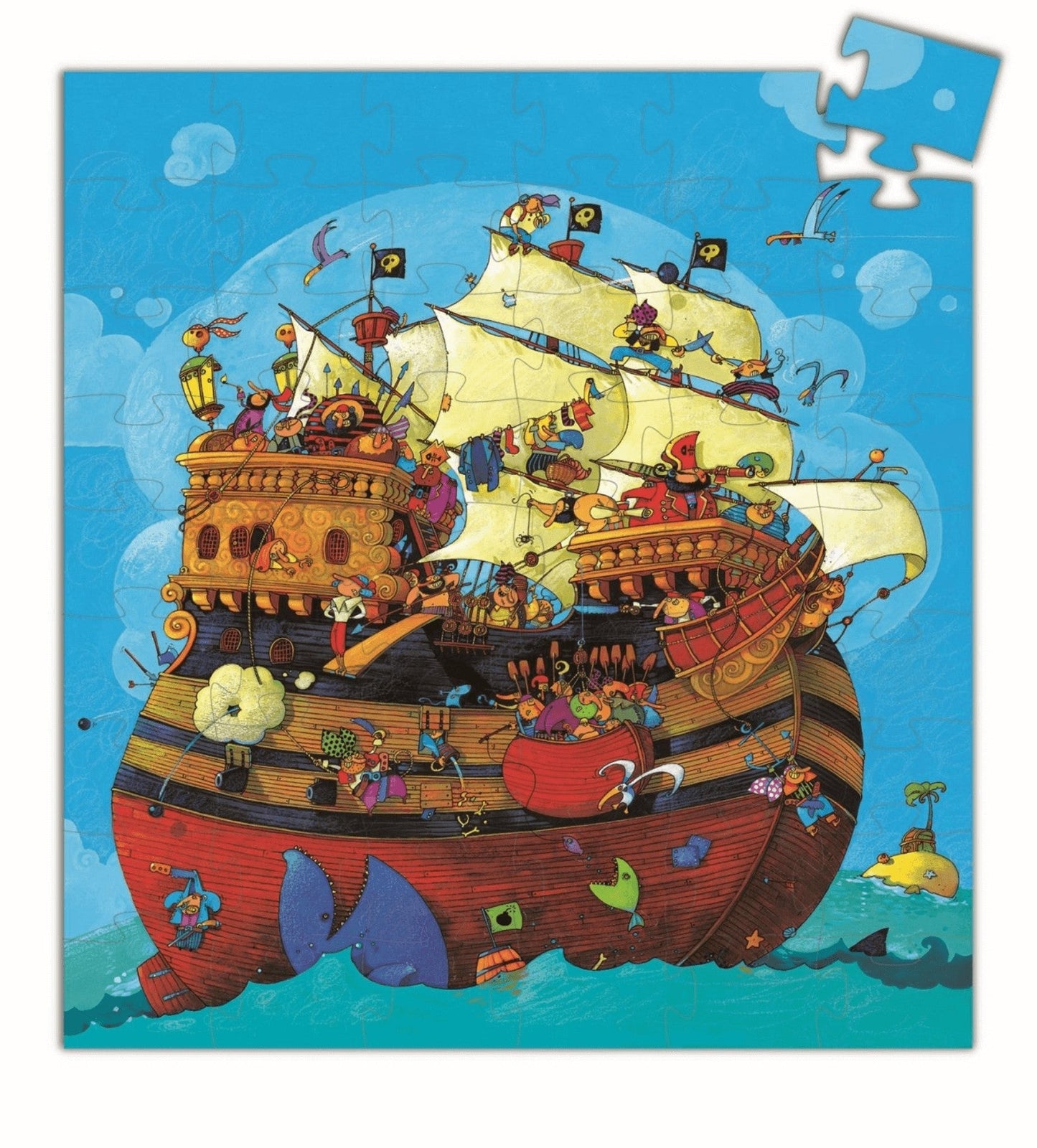 Puzzle Piratenshiff Djeco