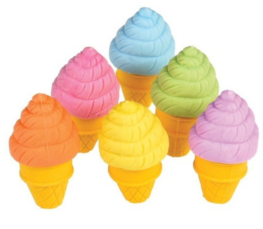 Radiergummi Set Eiswagen Rex London