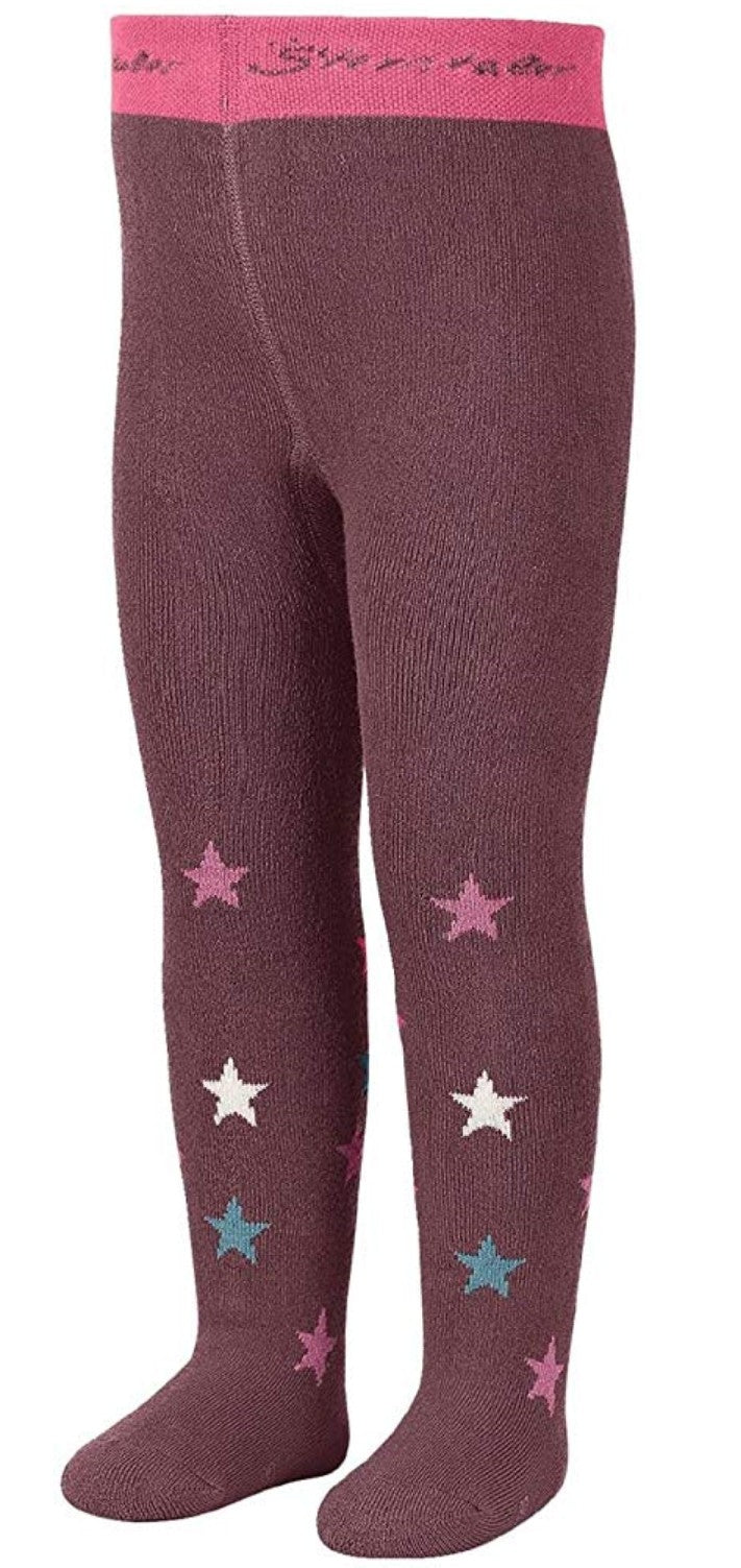 Strumpfhose Thermo mit Po Motiv Stern Sterntaler