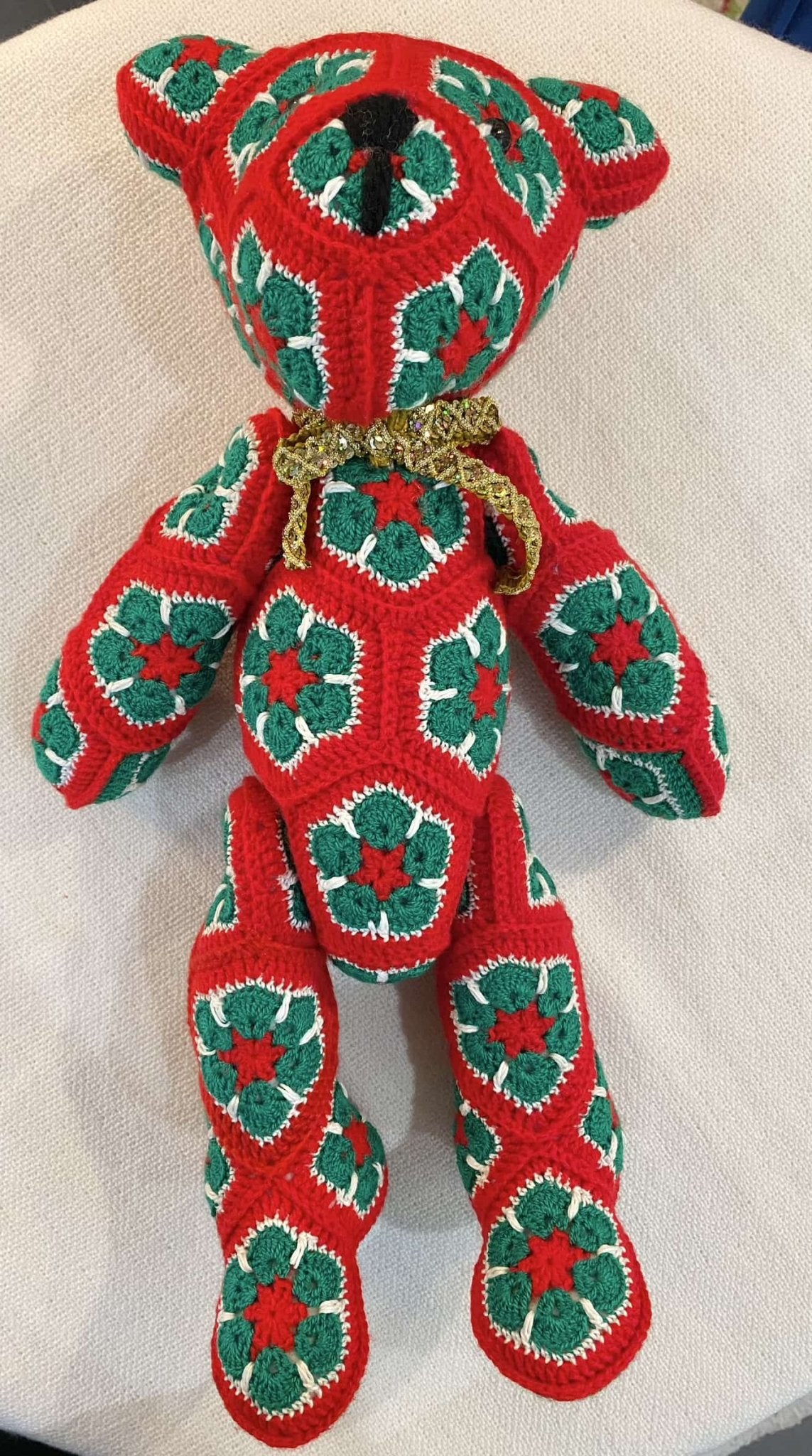 Teddybär gehäkelt Tulipas Berlin