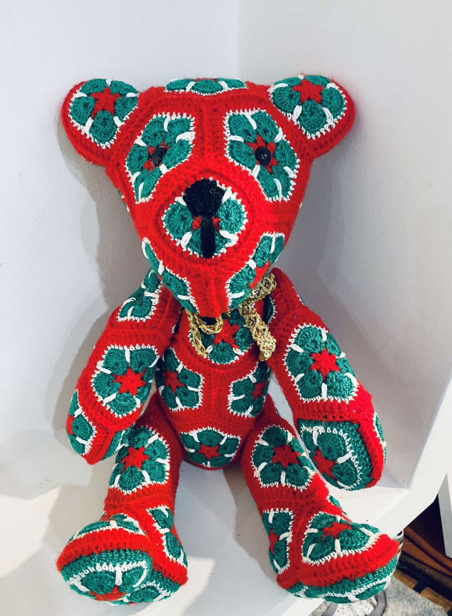 Teddybär gehäkelt Tulipas Berlin