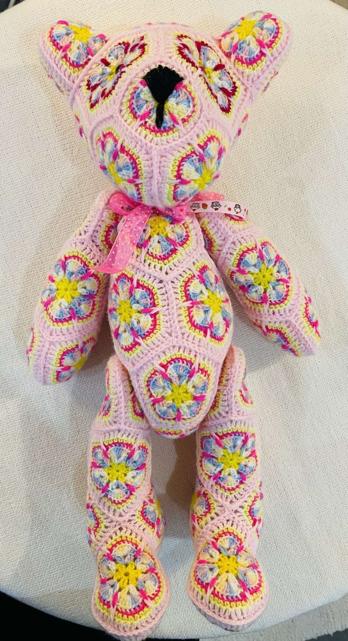 Teddybär gehäkelt Tulipas Berlin