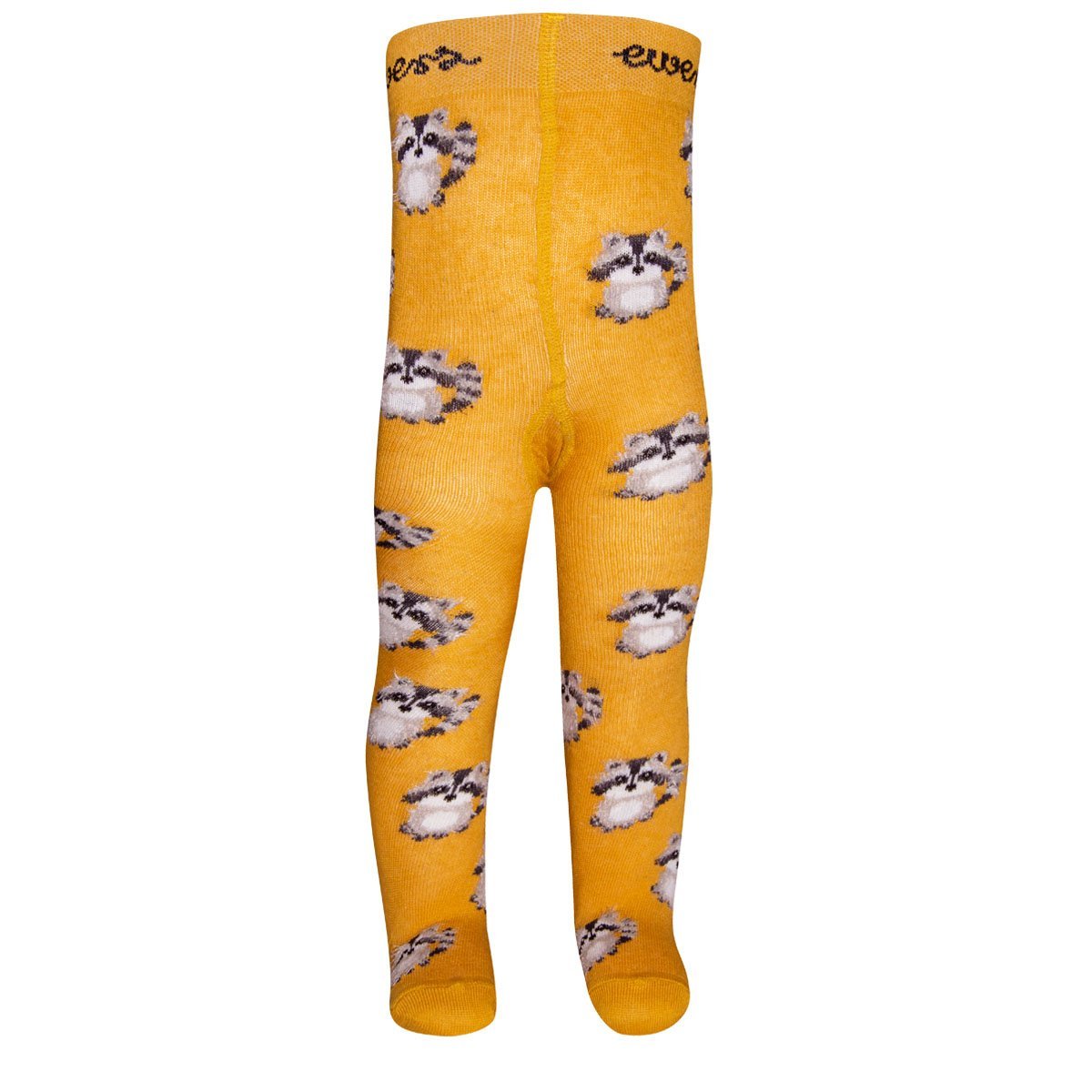 Strumpfhose-Waschbär-senfgelb Ewers