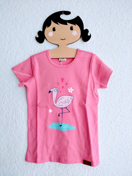 T-Shirt Kurzarm Flamingo pink Walkiddy