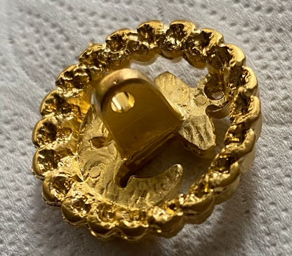 Goldener Ankerknopf im Marine-Stil – Hochwertiger Kunststoffknopf für Blazer & Mäntel Tulipas Berlin