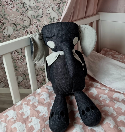 Stofftier-Babyspielzeug  Denim Elefant Roommatte