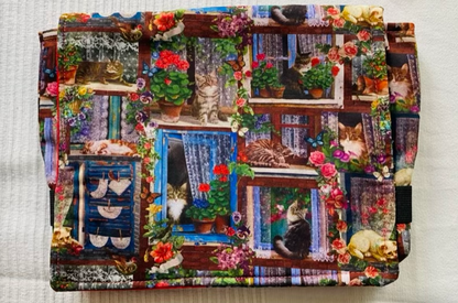 Buch-Organizer „Katzen am Fenster“ – Größe M Tulipas handmade