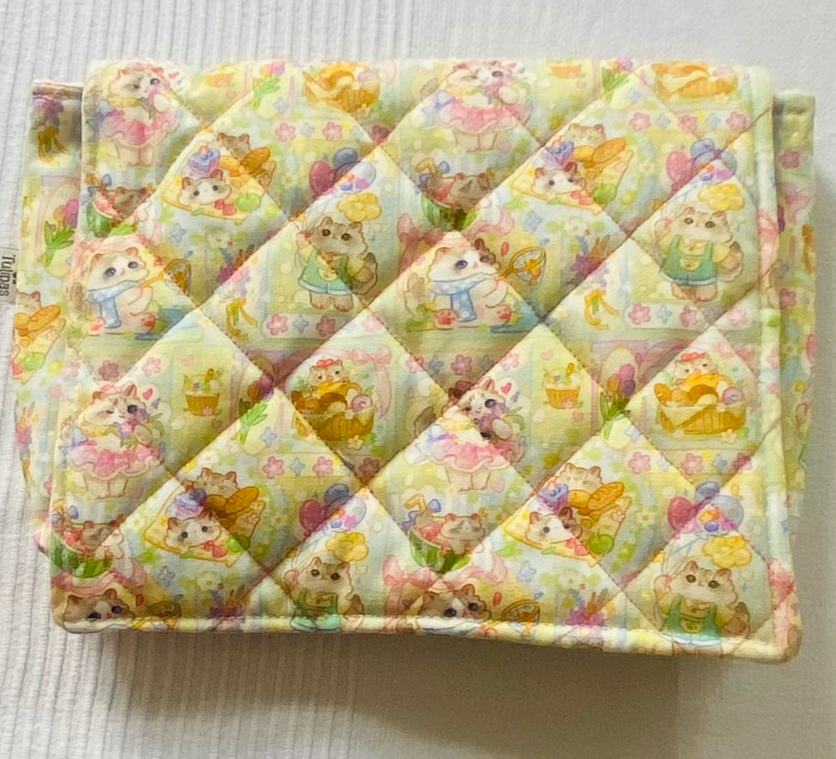 Buch-Organizer „Hamster-Picknick“ – Größe M Tulipas handmade