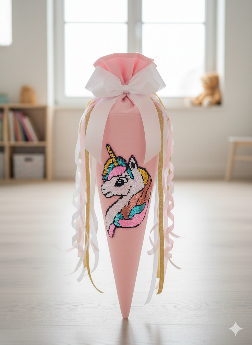 XL Applikation Patch  Einhorn Pferd Applikation/Pailletten Aufnäher Tulipas Berlin