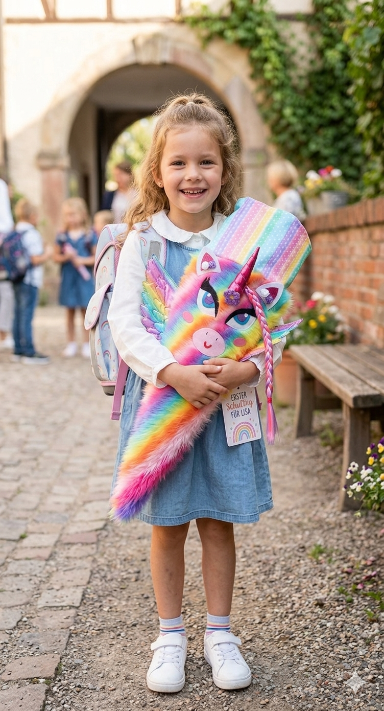 Einhorn Schultüte aus Plüsch Tulipas Berlin