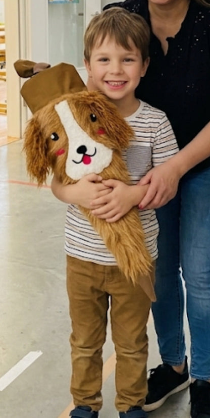 Schultüte Hund in Rosa und Braun Tulipas Berlin