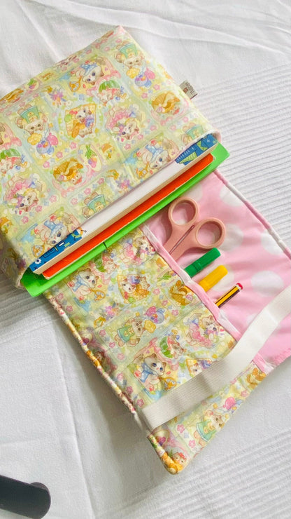 Buch-Organizer „Hamster-Picknick“ – Größe M Tulipas handmade