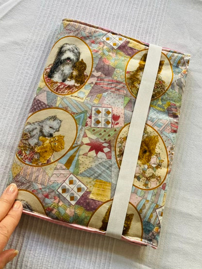 Buch-Organizer XL „Patchwork“ – für Bücher und alles, was du zum Lesen brauchst Tulipas handmade