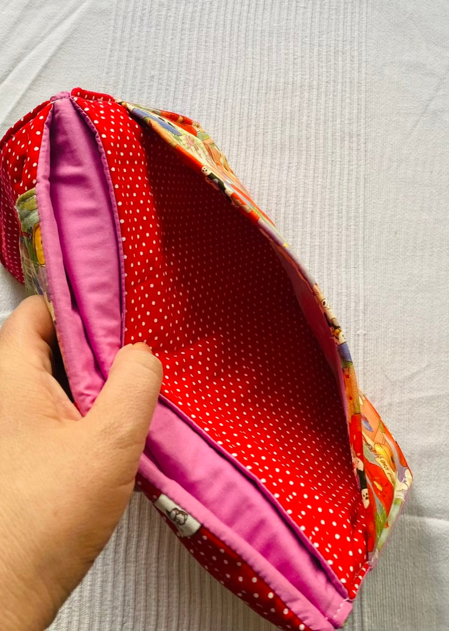 Buch-Organizer XL „Glückskatzen“ – für Bücher und alles, was du zum Lesen brauchst Tulipas handmade