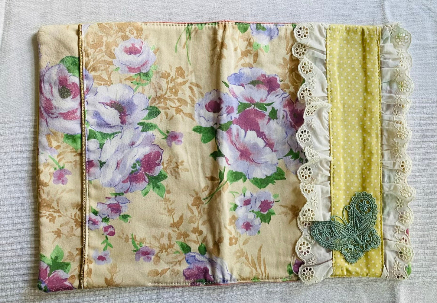 Buchhülle "Schmetterling"aus Stoff für Bücher & Notizbücher Tulipas handmade