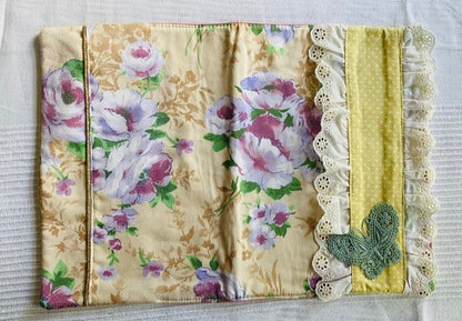 Buchhülle "Schmetterling"aus Stoff für Bücher & Notizbücher Tulipas handmade