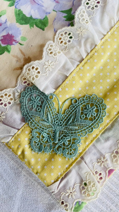 Buchhülle "Schmetterling"aus Stoff für Bücher & Notizbücher Tulipas handmade