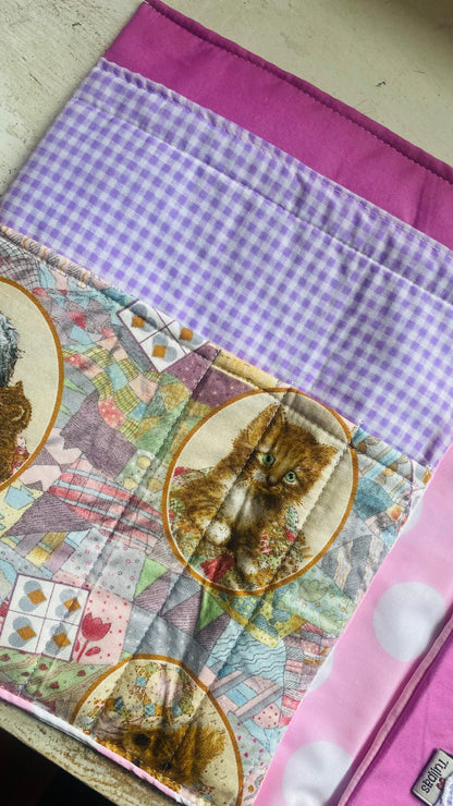 Buch-Organizer XL „Patchwork“ – für Bücher und alles, was du zum Lesen brauchst Tulipas handmade