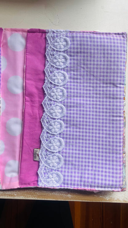 Buch-Organizer XL „Patchwork“ – für Bücher und alles, was du zum Lesen brauchst Tulipas handmade