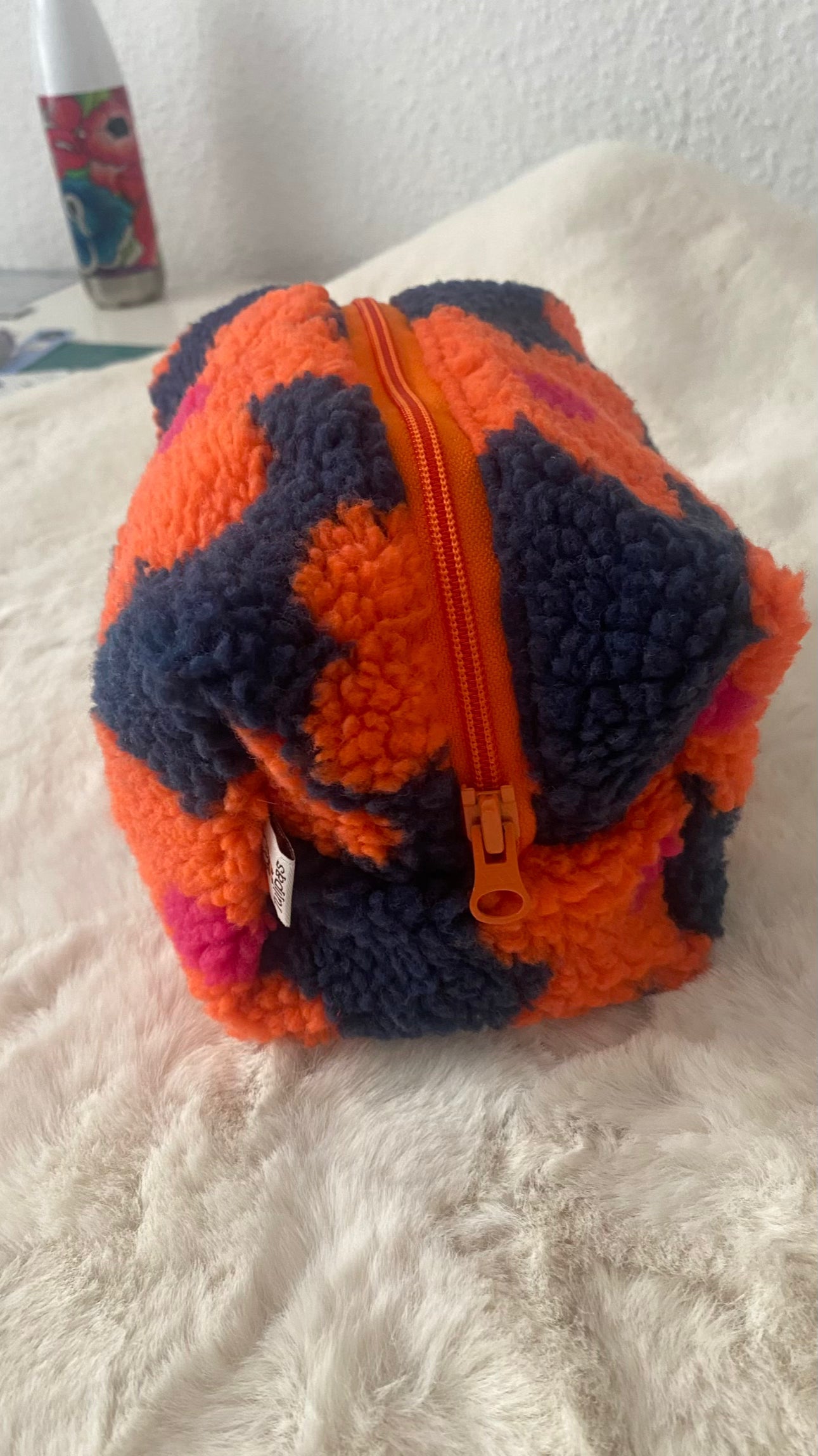 Kosmetiktasche Flower Power – Bunte Retro-Blumen| Handmade Berlin Tulipas handmade