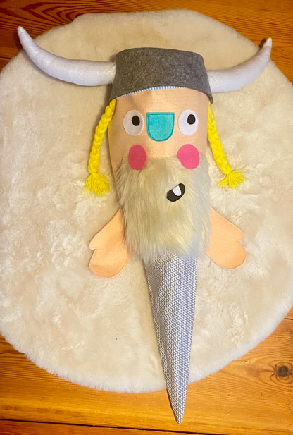 Schultüte Wikinger – Lustige Zuckertüte mit Bart | Einschulung Geschenk für Kinder Tulipas Berlin