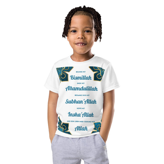 T-Shirt  Islam Stern mit Rundhalsausschnitt für Kinder Tulipas Berlin
