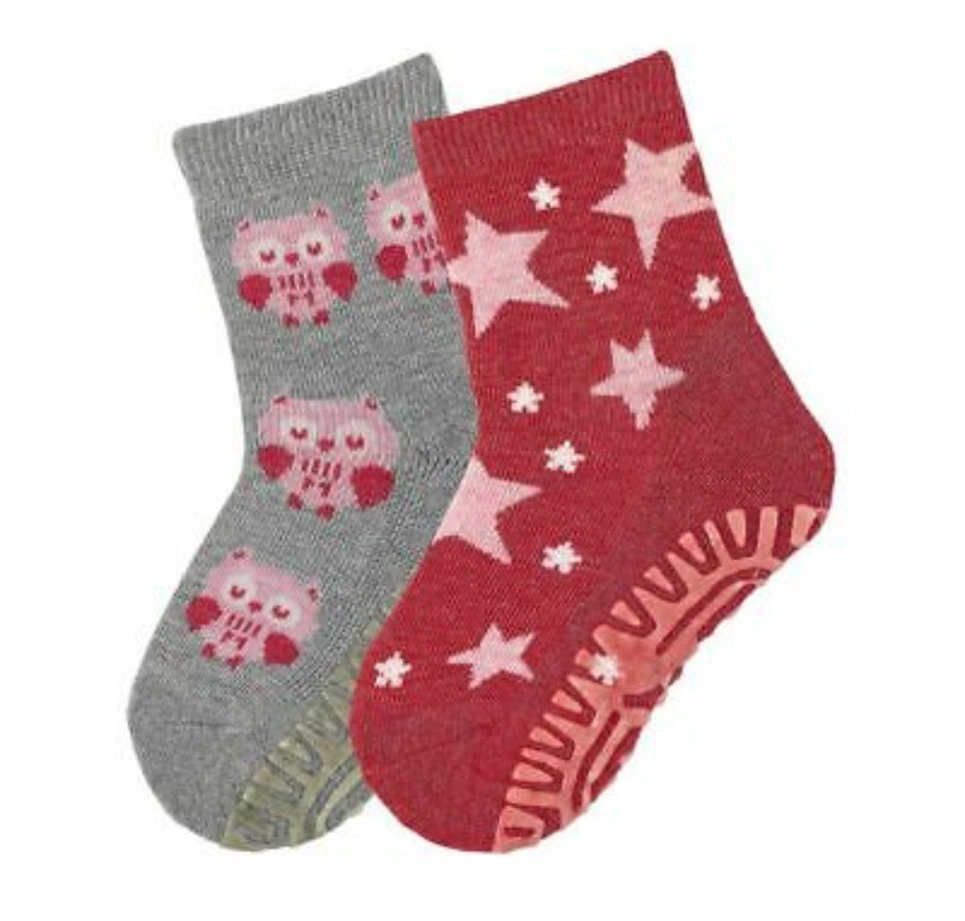 Antirutsch Socken FlisenFlitzer Sterntaler Eule Sterntaler