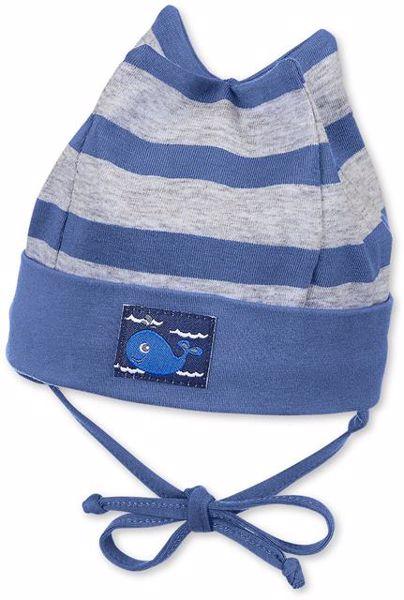 Baby Beanie Mütze UV30+ gestreift  jungen Sterntaler