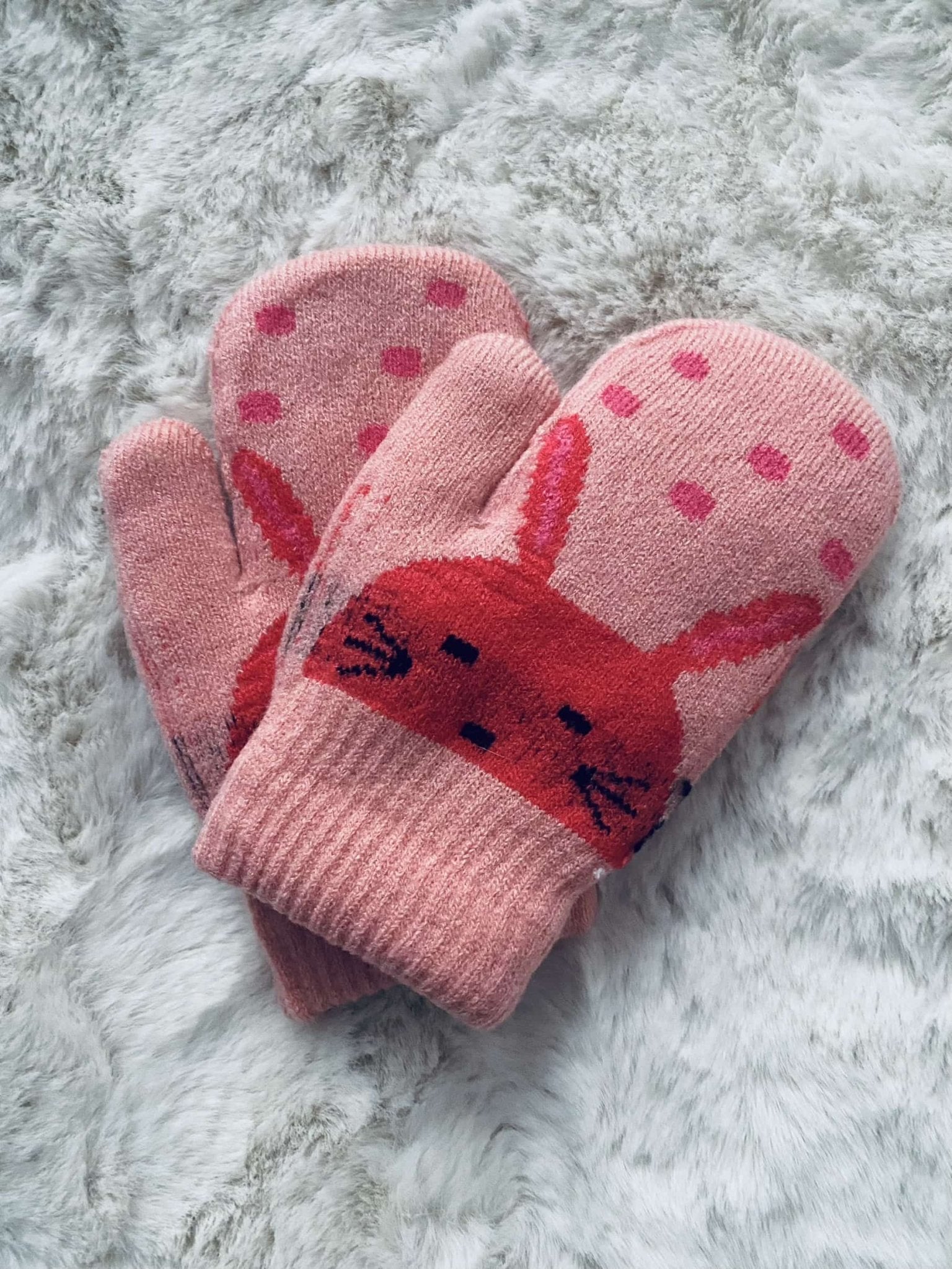 Baby Handschuhe Fäustlinge Hase