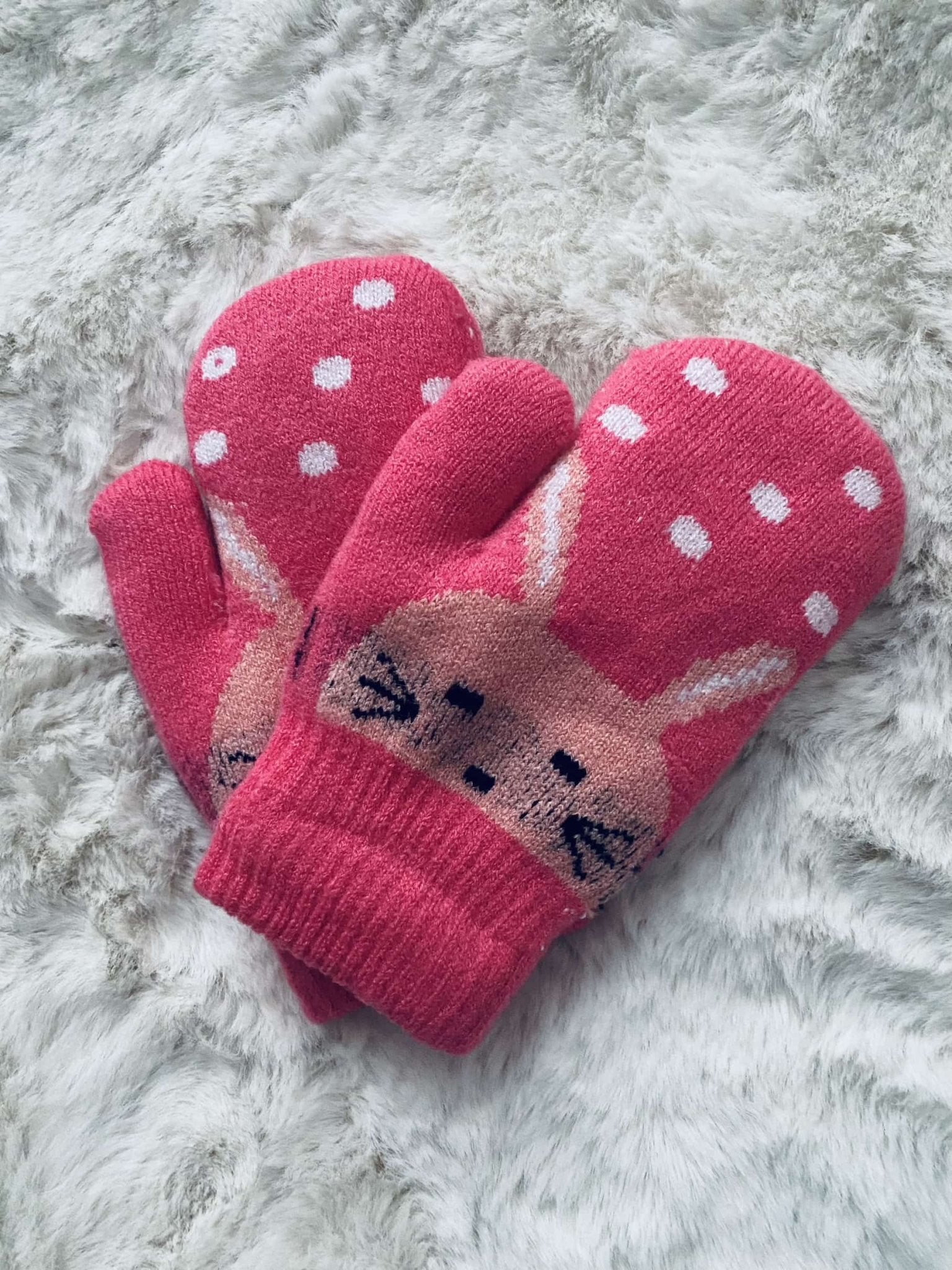 Baby Kinder Handschuhe Fäustlinge Hasenmotiv Tulipas Berlin