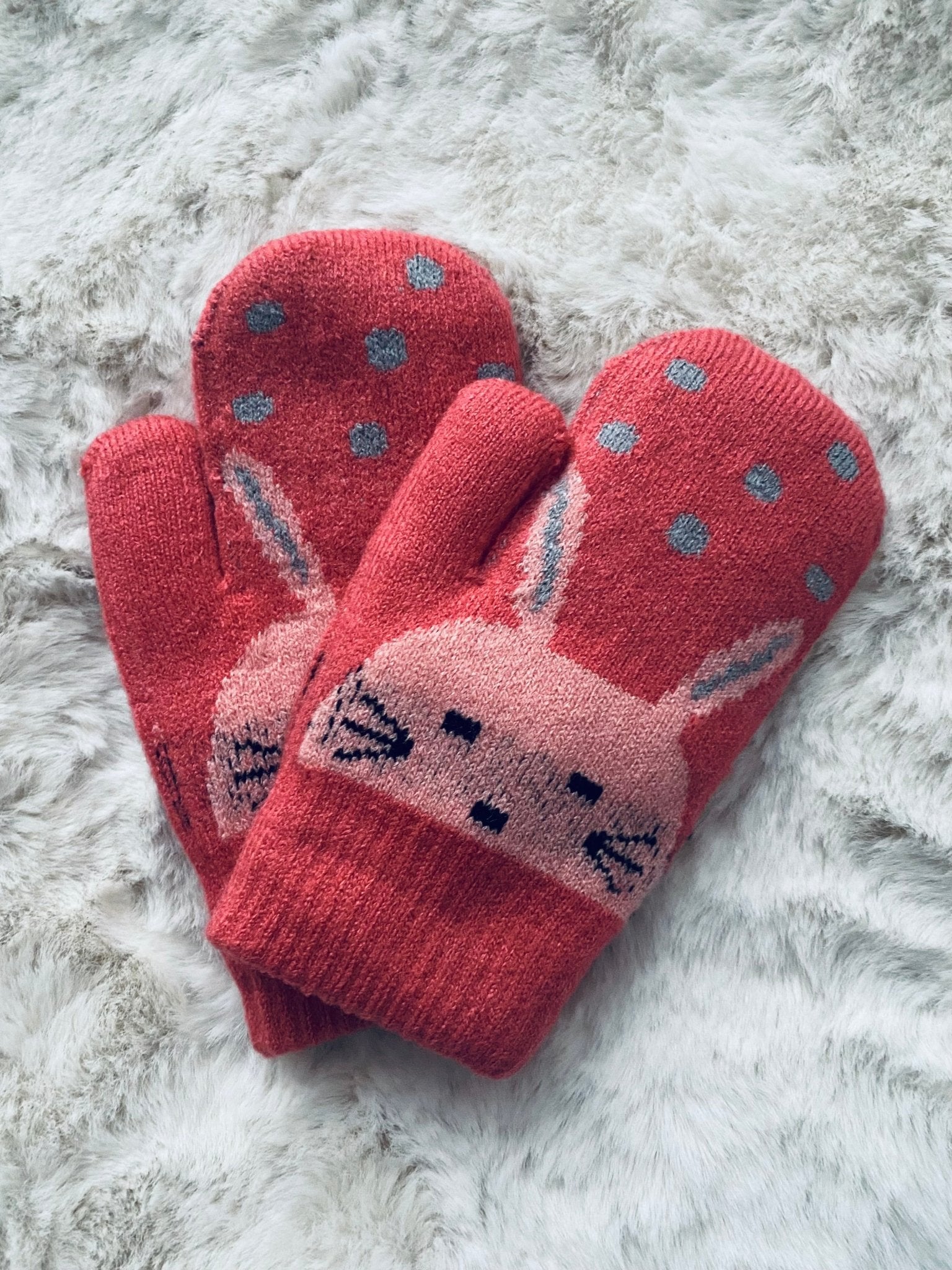 Baby Kinder Handschuhe Fäustlinge Hasenmotiv Tulipas Berlin