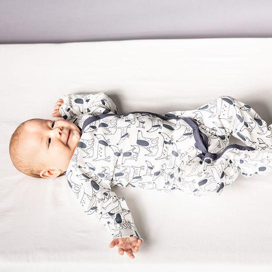 Baby Romper Strampler mit Fuß VALO Pijama Sense Organics