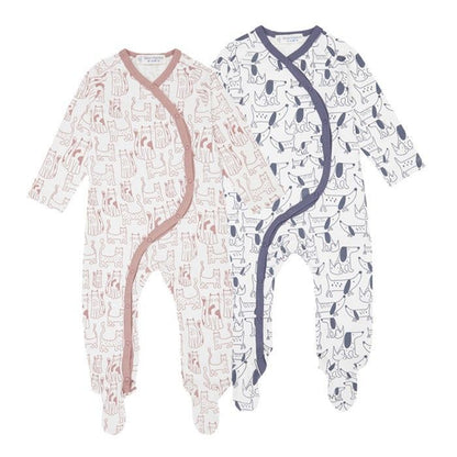 Baby Romper Strampler mit Fuß VALO Pijama Sense Organics