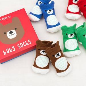 Bär Babysocken Geschenkbox Rex London