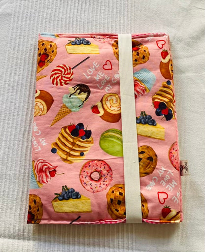 Buch-Organizer XL „Zuckertraum“ – für Bücher und alles, was du zum Lesen brauchst Tulipas handmade