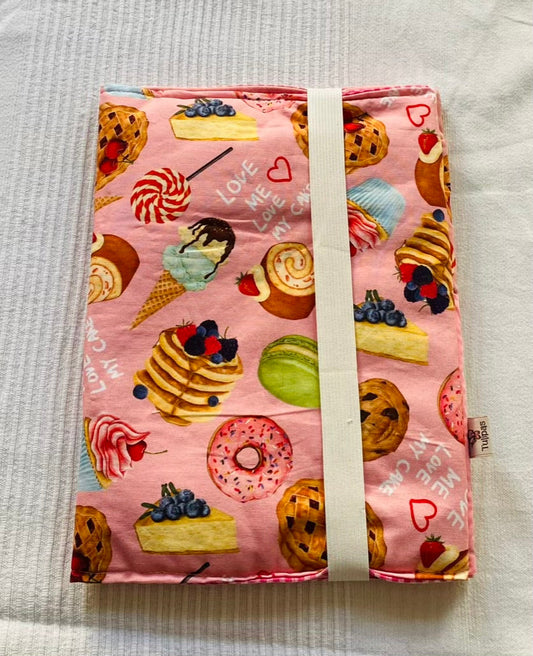 Buch-Organizer XL „Zuckertraum“ – für Bücher und alles, was du zum Lesen brauchst Tulipas handmade
