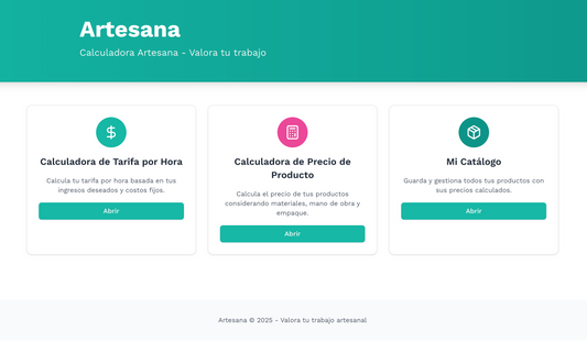 Calculadora Artesana – Acceso Personal de por Vida Tulipas Berlin