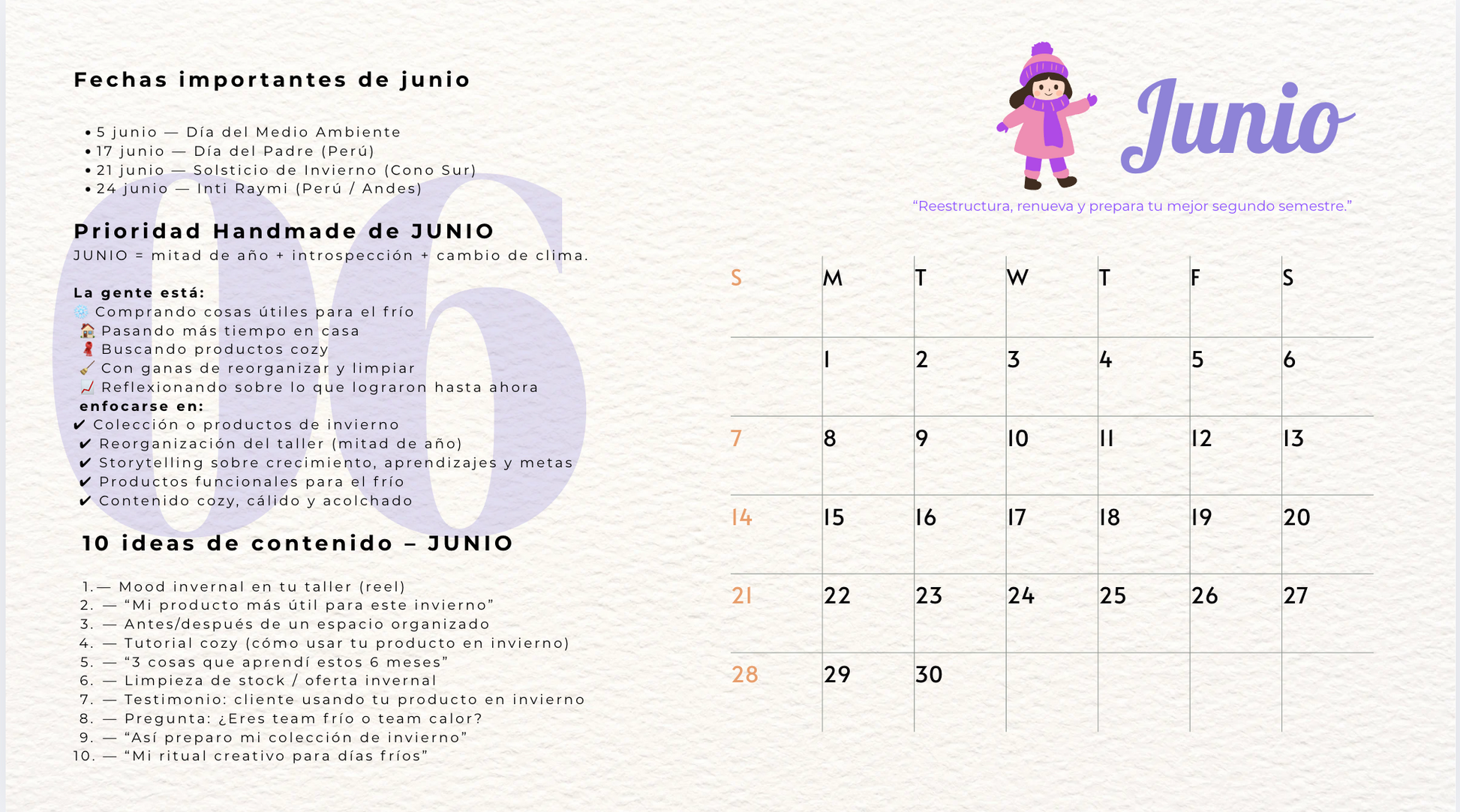 Calendario 2026 + 200 ideas de contenido Tulipas Berlin