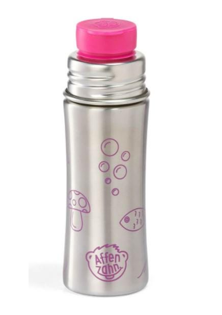 Edelstahl Trinkflasche Pink Affenzahn Affenzahn