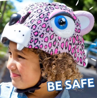 Crazy Safety Fahrradhelm Leopard