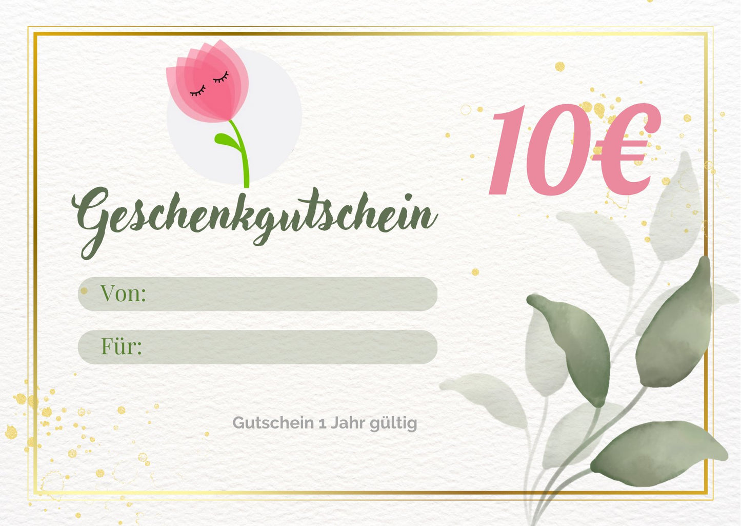 Geschenkgutschein Tulipas Berlin