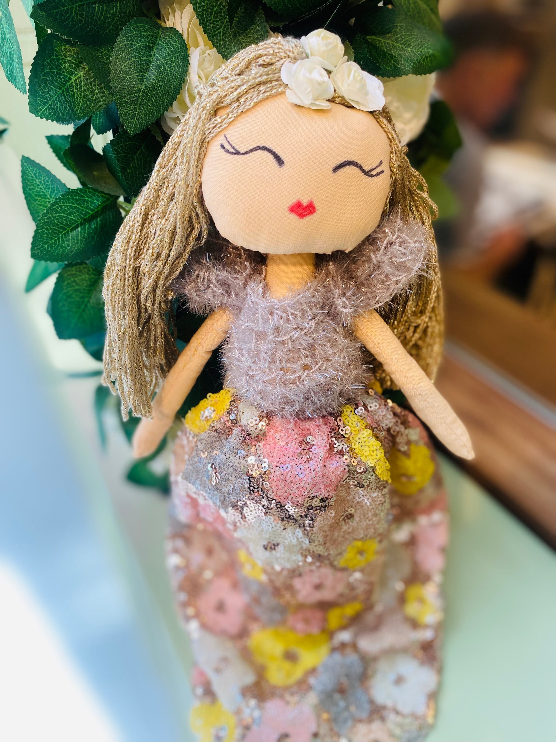 Handgemachte Stoffpuppe für Kinder – liebevolles Einzelstück aus Stoff Tulipas Berlin